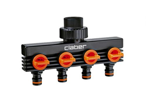 Claber 4-vägsuttag