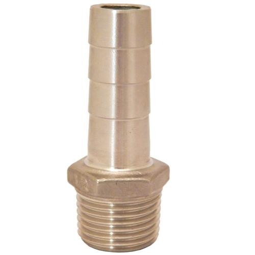 Slangfäste R1/2"x1/2" R15x13mm slang rostfri