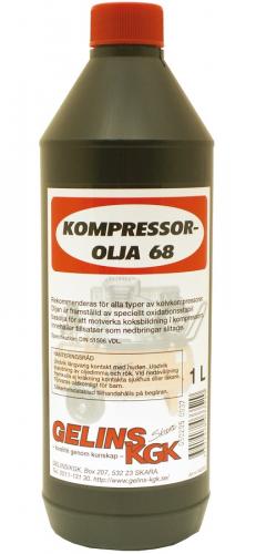 Kompressorolja "68" för kolvkompressorer 1l