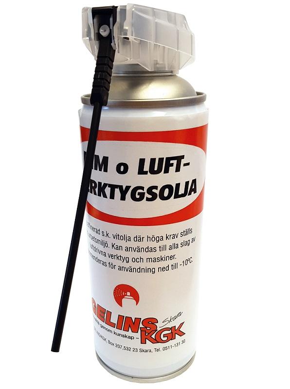 Luftverktygsolja, dimsmörj sprayburk 400ml