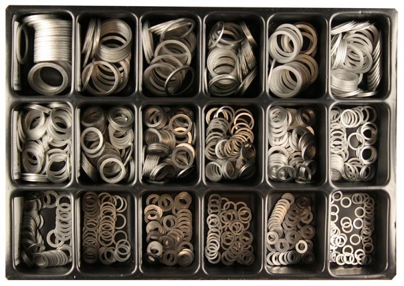 Sortimentlåda - Aluminiumbrickor 800st