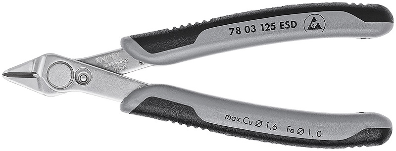 Knipex 78 03 125ESD - Elektronikavbitare ESD