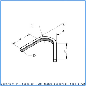 Teseo AP20 Rörböj 135°