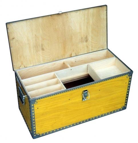 Savopak plywoodlåda 740x325x345mm med 3st insatser