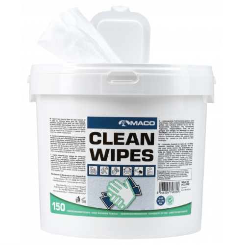 Maco Scrubs Wipes Extreme vit rengöringsdukar 150-pack