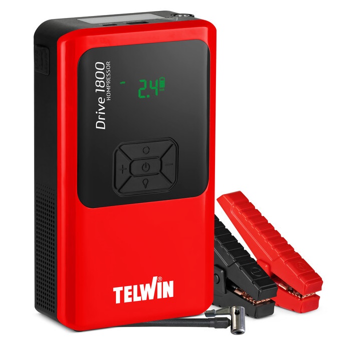 Telwin Drive 1800 Jumpstarter (inbyggd kompressor)