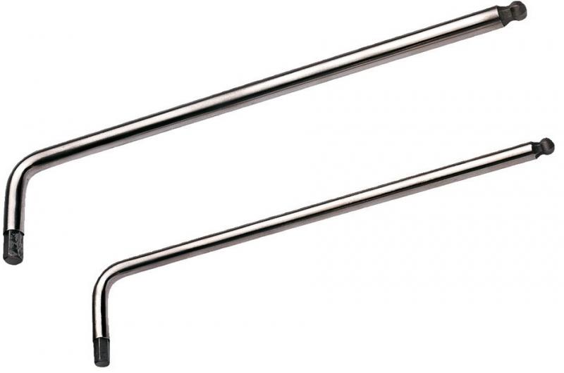 A-MAG Rostfria L-nycklar insex med kula långa 4-10mm