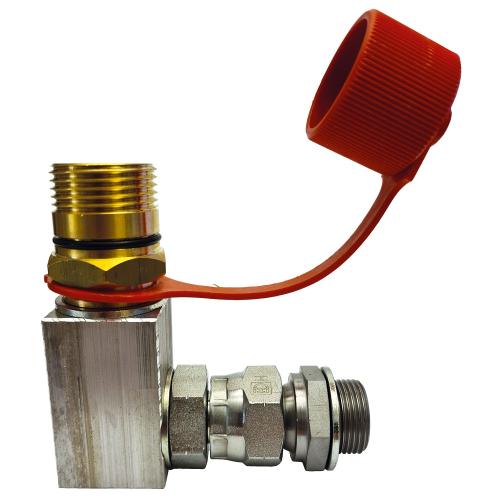 Tubi adapter M22x1,5 90° (Lincoln m.fl)