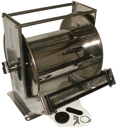 Flexbimec slangvinda tom rostfri (rymmer upp till 25m 1" slang)