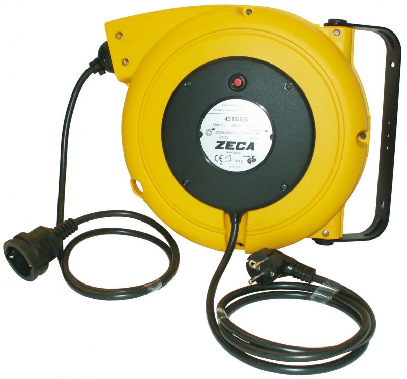 Zeca elkabelvinda 230V 1800W 14+1m