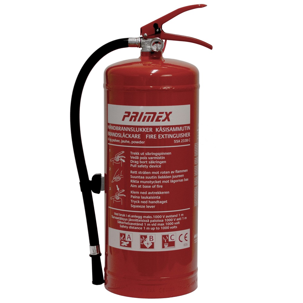 Primex Brandsl ckare Pulver 6kg 55A 233B C primex-brandsl-ckare-pulver-6kg-55a-233b-c