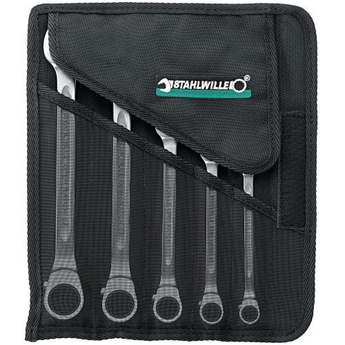 Stahlwille Open-Ratch 17 - Ringspärrnycklar 8-19mm (5st)