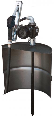 Dieselpump komplett kit för fat 230V 56l/min