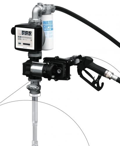 Piusi EX50 ATEX-bränslepump för fat 230V inkl. k33-mätare.