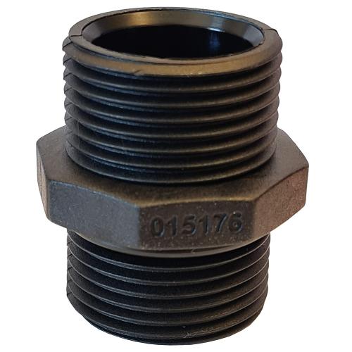 Piusi dubbelnippel 1x1"