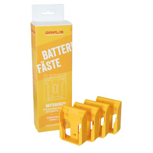 Griplis batterifäste Dewalt 18V 4-pack