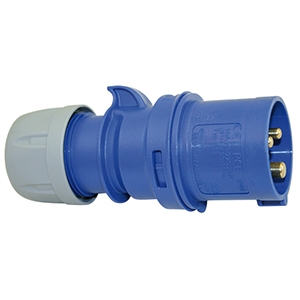 STICKPROPP CEE 16A 1-FAS 3 STIFT/ 2POL + JORD