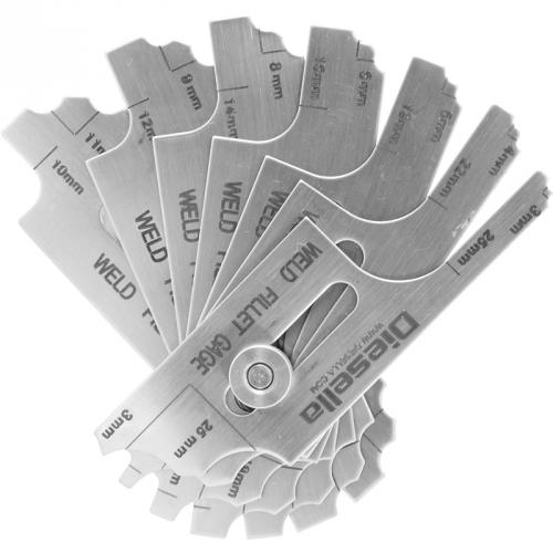 Universal svetsmått (Modell K) sats med 7st