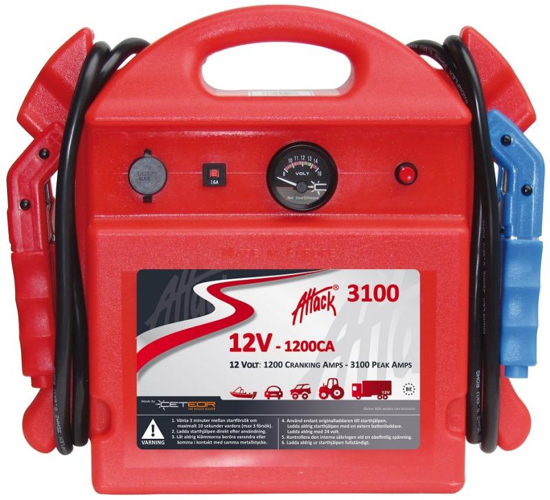 Attack 3100 12V - 1200amp startbooster