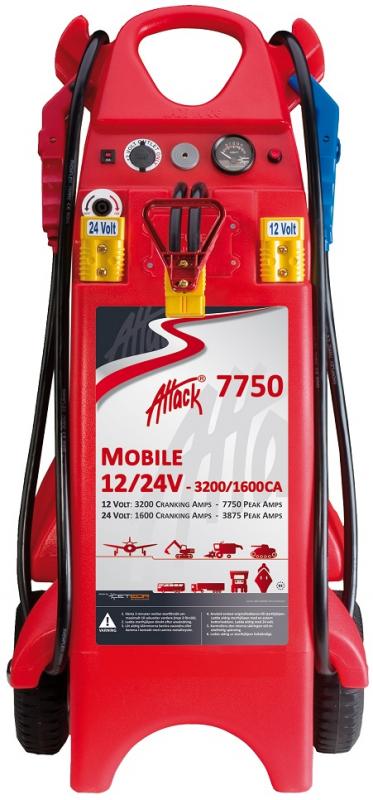 Attack 7750 12/24V - 3200/1600amp startbooster