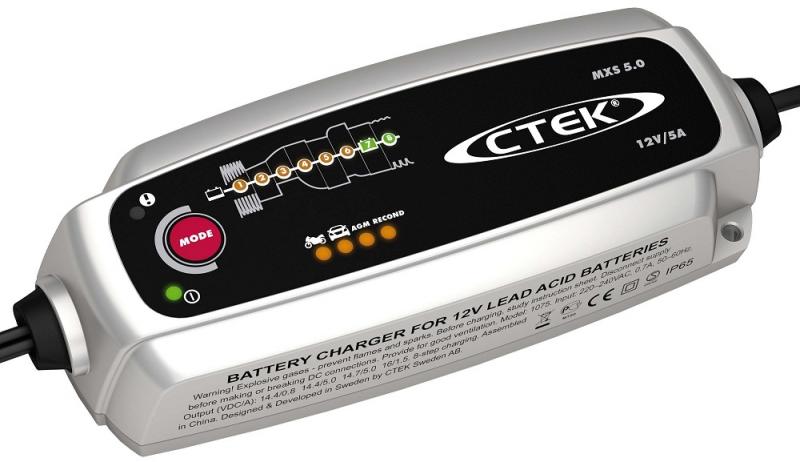 CTEK MXS 5.0 batteriladdare