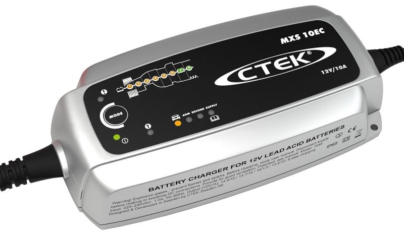 CTEK MXS 10EC Batteriladdare 4m kabel