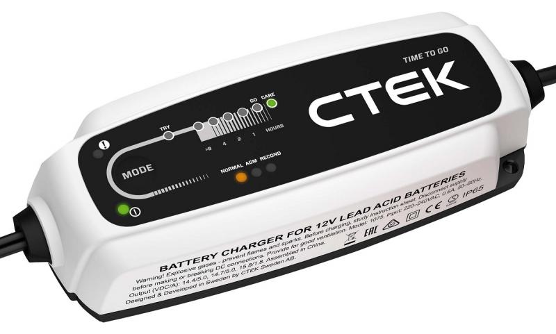 CTEK TIME-TO-GO Batteriladdare