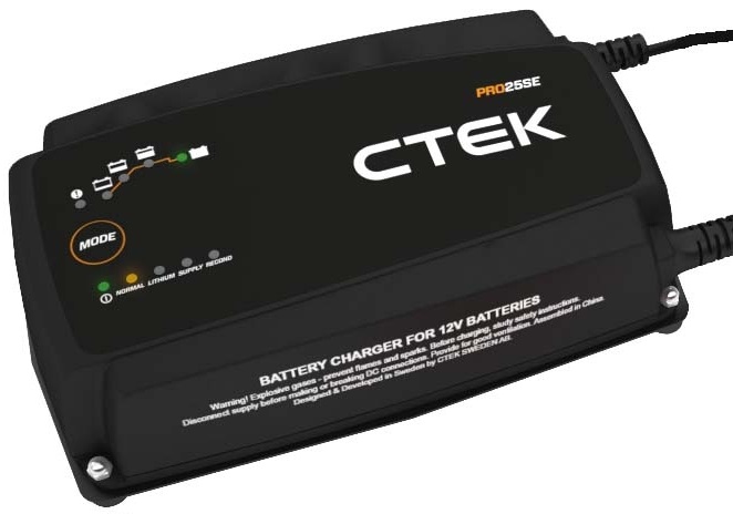 CTEK PRO25SE batteriladdare (6m kabel)