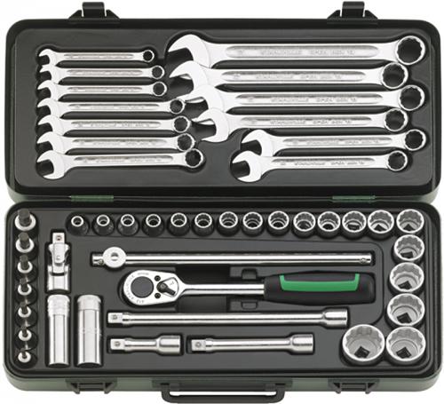 Stahlwille 87N - 1/2" tolvkant 47delar