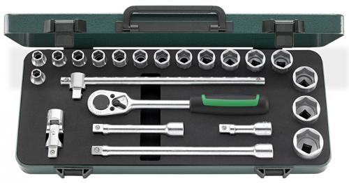 Stahlwille 52/16/6 - 1/2" sexkant 22delar