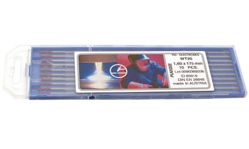 Wolfram Torium elektrod röd 1,6mm 10-pack