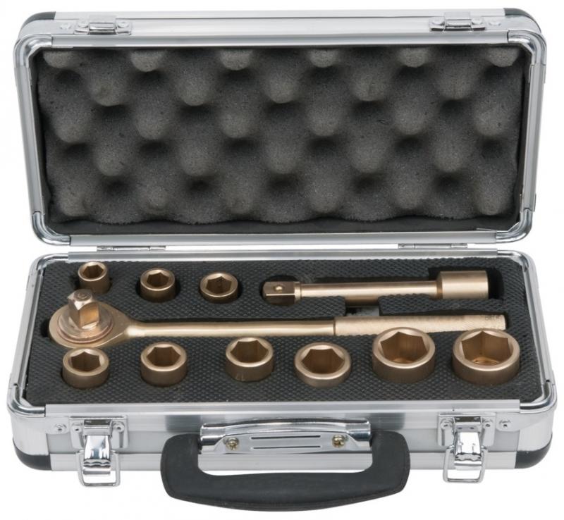 KS-Tools gnistfri 1/2" hylsnyckelsats 6pt 10-32mm (24 delar)
