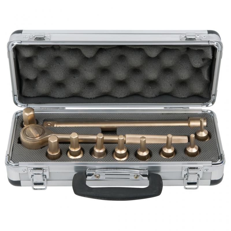 KS-Tools gnistfri 1/2" hylsnyckelsats insex 5-17mm (11 delar)