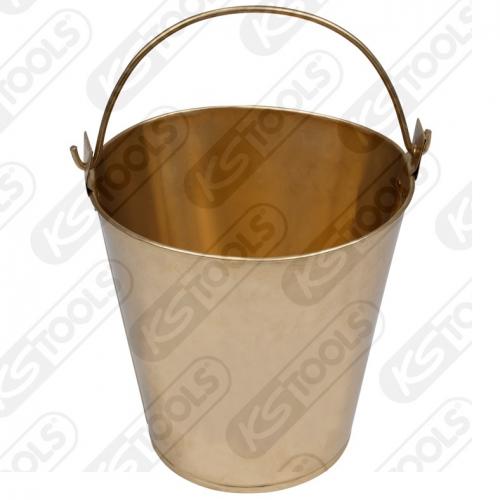 KS-Tools gnistfri mässing hink/spann 10L