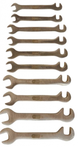 KS-Tools gnistfria dubbla u-nycklar mini 10st