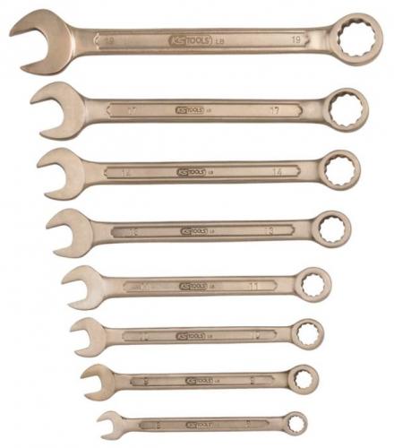 KS-Tools gnistfri PU-/Blocknyckelsats 1/4" - 1'1/4"