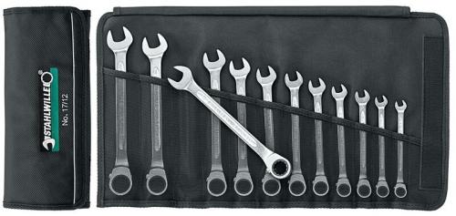 Stahlwille Open-Ratch 17 - Ringspärrnycklar 8-19mm (12st)