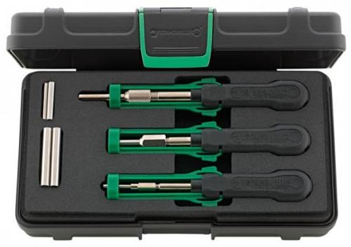 Stahlwille kabelex 1560 terminalverktyg sats för rundstiftshylsor