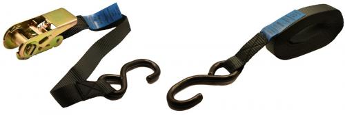 Spännband lätt S-krok 25mm 1000kg (2-pack)