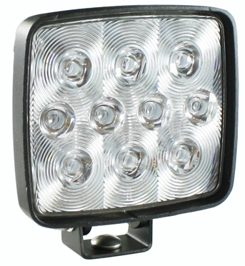 Arbetsbelysning LED-10 10x1.5w (16w) Wide fyrkantig