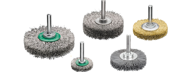 Cirkulär borste RF (INOX) med 6 mm axel