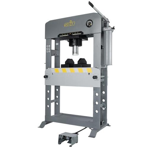 SNIT SP-100EAM Verkstadspress 100 ton (handpump+luft)