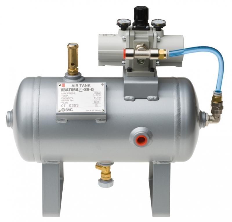 SMC VBAT05AF-SV-Q Tryckstegrare med tank