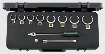 Stahlwille kråkfotsnyckelsats 21-41mm 11delar