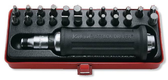 Koken AG112F slagskruvmejselsats 1/2" (26 delar)