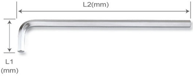 Toptul Insexnycklar XL Extra långa 14-19mm