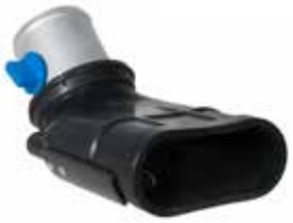 Fumex AMS ovalt avgasmunstycke klämma, spjäll