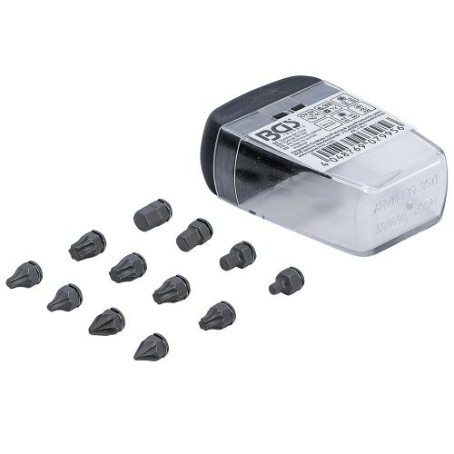 BGS Technic bitssats nano, ultrakorta 1/4"-bits till spärrnyckel 115