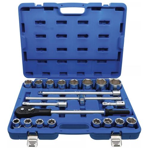 BGS Technic Hylsnyckelsats 6pt 3/4" 19-50mm (21 delar)