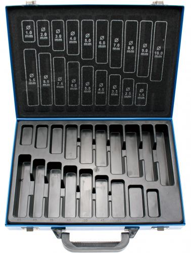 BGS Technic borrkassett/förvaringslåda 1-10mm (0,5mm steg) TOM